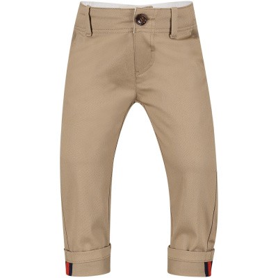 Afbeelding van Gucci 475408 babybroekje beige