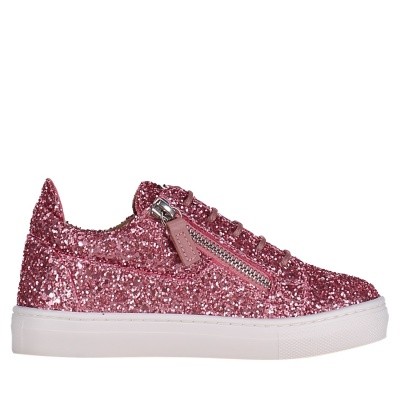 Afbeelding van Guiseppe Zanotti SBE8101/8401 kindersneakers licht roze