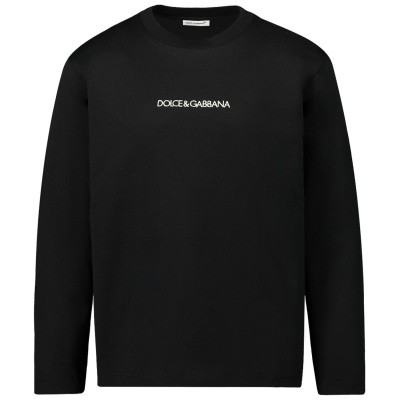 Dolce & Gabbana L4JT7M G7STN kinder t-shirt zwart Afbeelding van Dolce & Gabbana L4JT7M G7STN kinder t-shirt zwart
