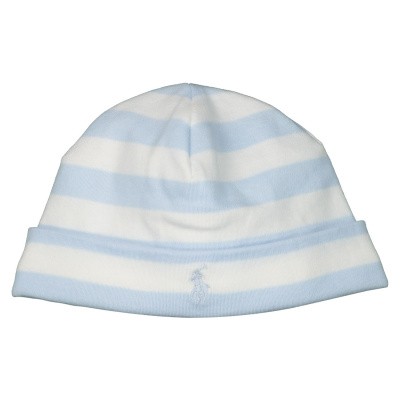 Picture of Ralph Lauren 735055 baby hat light blue
