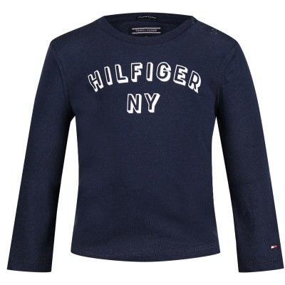 Afbeelding van Tommy Hilfiger KB0KB04081 B baby t-shirt navy