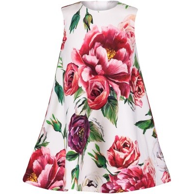 Afbeelding van Dolce & Gabbana L2JDZ0 G7OSI baby jurkje donker roze