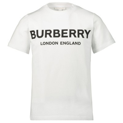 Afbeelding van Burberry 8009235 kinder t-shirt wit