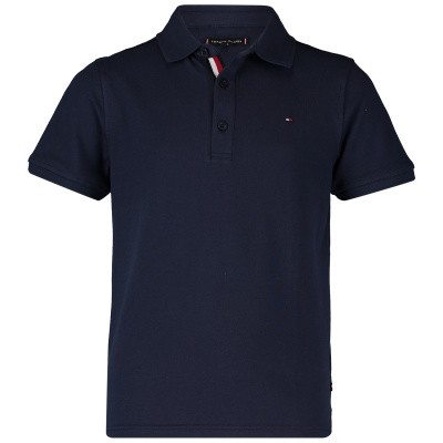 Afbeelding van Tommy Hilfiger KB0KB04527 kinder polo navy