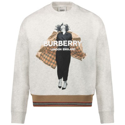 Burberry 8011678 kindertrui licht grijs Afbeelding van Burberry 8011678 kindertrui licht grijs