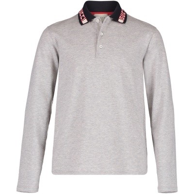 Afbeelding van Gucci 533011 kinder polo grijs