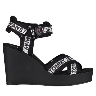 Afbeelding van Tommy Hilfiger EN0EN00451 dames sandalen zwart