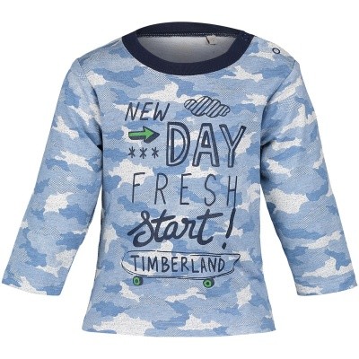 Afbeelding van Timberland T95847 baby t-shirt blauw