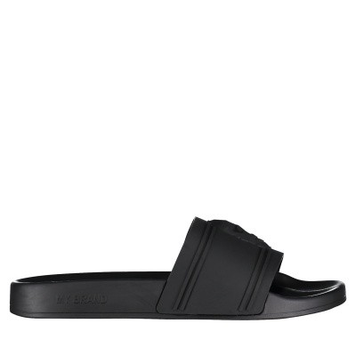Afbeelding van My Brand MMBSL001S006 heren slippers zwart
