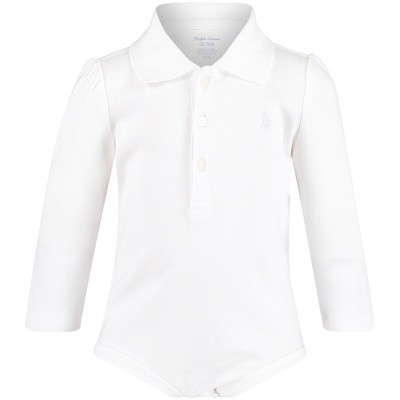 Afbeelding van Ralph Lauren 320701633 rompertje wit