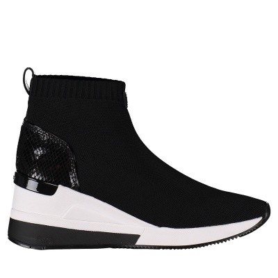 Afbeelding van Michael Kors 43T8SKFE6D dames sneakers zwart