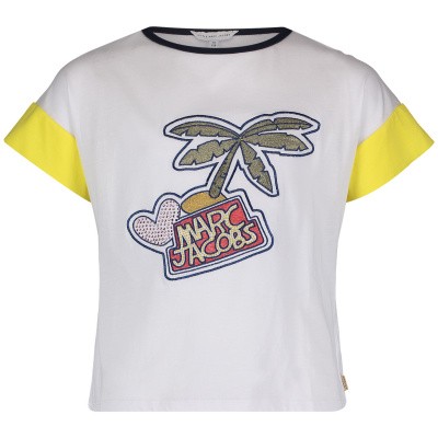 Afbeelding van Marc Jacobs W15421 kinder t-shirt wit