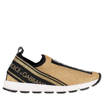 Afbeelding van Dolce & Gabbana DA0660 AZ288 kindersneakers goud