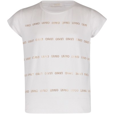 Afbeelding van Liu Jo D19053 kinder t-shirt wit