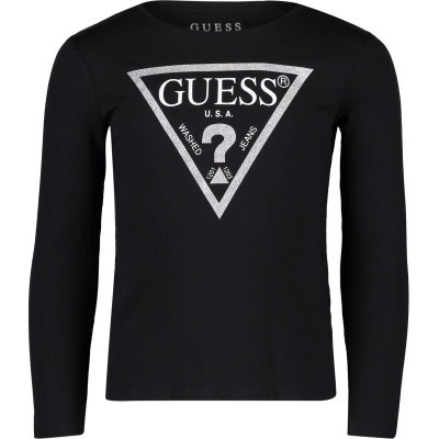 Afbeelding van Guess K84I18 kinder t-shirt zwart