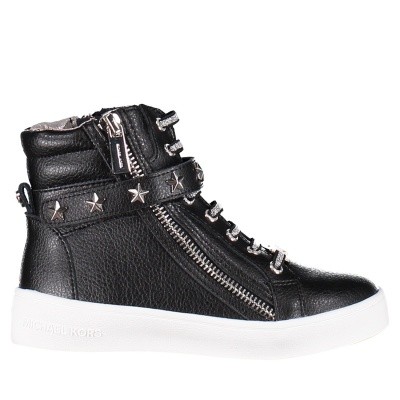 Afbeelding van Michael Kors IVYCADET kindersneakers zwart