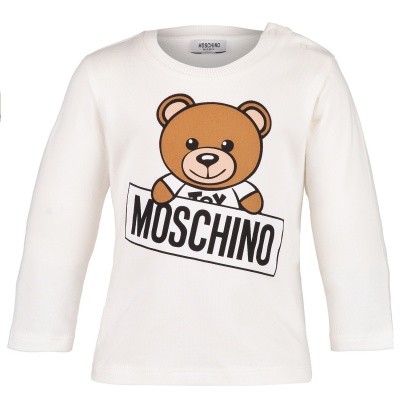 Afbeelding van Moschino M5M01L baby t-shirt off white