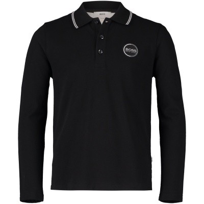 Afbeelding van Boss J25C84 kinder polo zwart