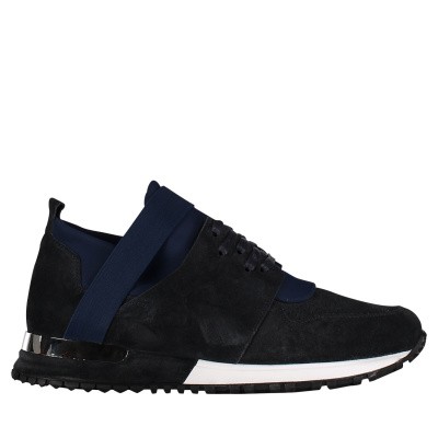 Afbeelding van Mallet TE1016 SUEDE heren sneakers navy