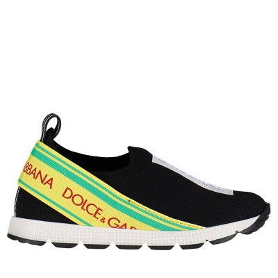Afbeelding van Dolce & Gabbana DN0105 kindersneakers zwart