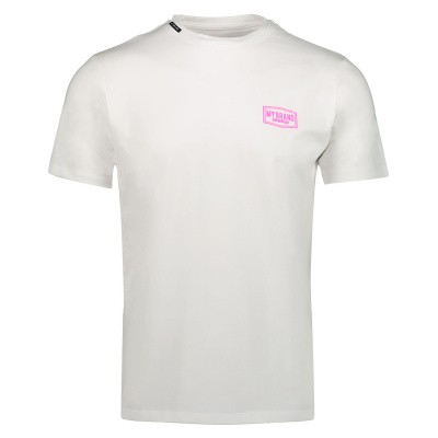 Afbeelding van My Brand MMBTS0032 heren t-shirt fluor roze