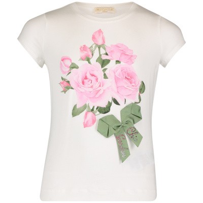 Afbeelding van MonnaLisa 713600S8 kinder t-shirt off white