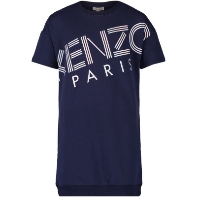 Afbeelding van Kenzo KM30008 kinderjurk navy
