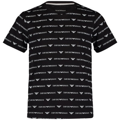 Afbeelding van Armani 3G4T69 kinder t-shirt zwart