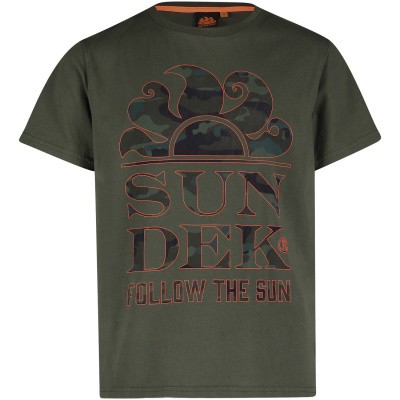 Afbeelding van Sundek B026TEJ7853 kinder t-shirt army