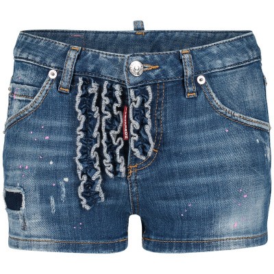 Afbeelding van Dsquared2 DQ03DQ kinder shorts jeans