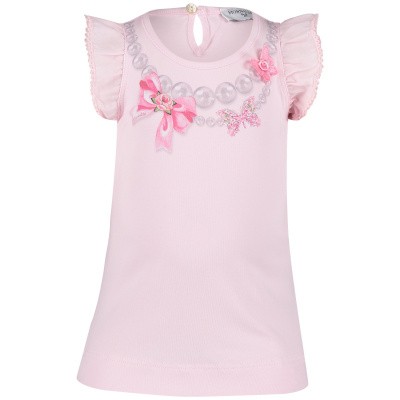 Afbeelding van MonnaLisa 393612SK baby t-shirt licht roze
