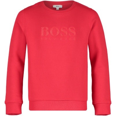Afbeelding van Boss J25C92 kindertrui rood