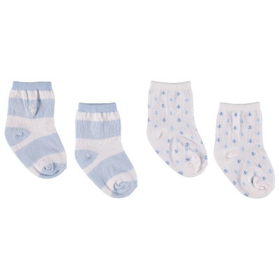 Afbeelding van Ralph Lauren 749487babysokjes licht blauw