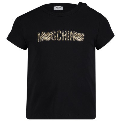 Afbeelding van Moschino MYM01N baby t-shirt zwart