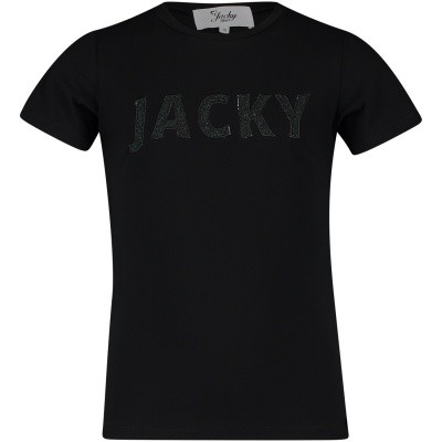Afbeelding van Jacky Girls JGFW18130 kinder t-shirt zwart