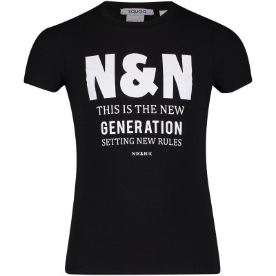Afbeelding van NIK&NIK G8467 kinder t-shirt zwart