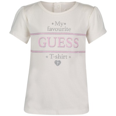 Afbeelding van Guess A91I11 baby t-shirt off white