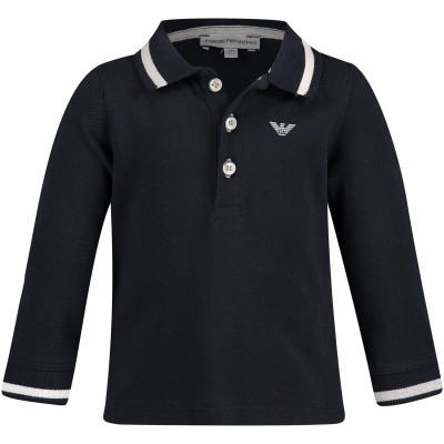 Afbeelding van Armani 6ZHF02 baby polo navy