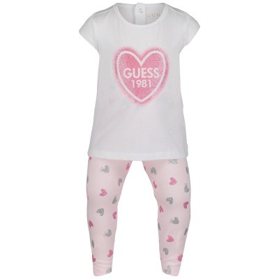 Afbeelding van Guess A92G20 babysetje wit