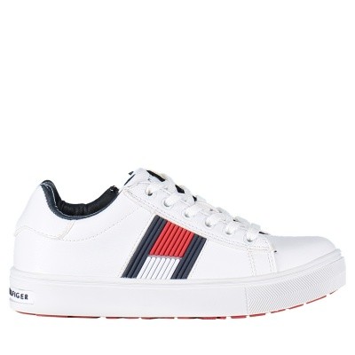 Afbeelding van Tommy Hilfiger T3B430099 kindersneakers wit