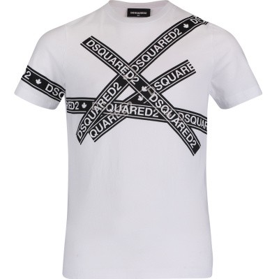 Afbeelding van Dsquared2 DQ03EZ kinder t-shirt wit
