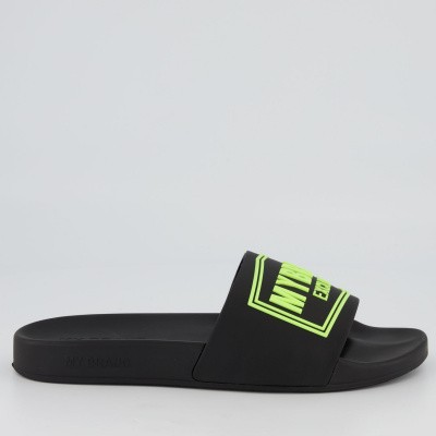 Afbeelding van My Brand MMBSL001CL003 heren slippers zwart