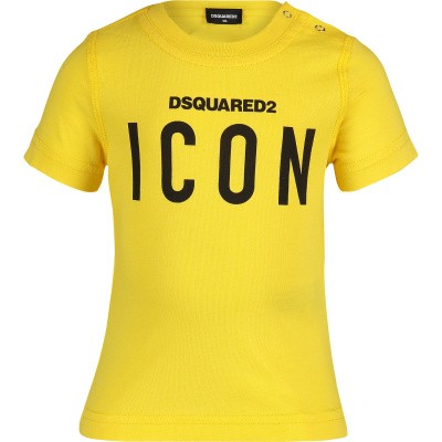 Afbeelding van Dsquared2 DQ03G1 baby t-shirt geel