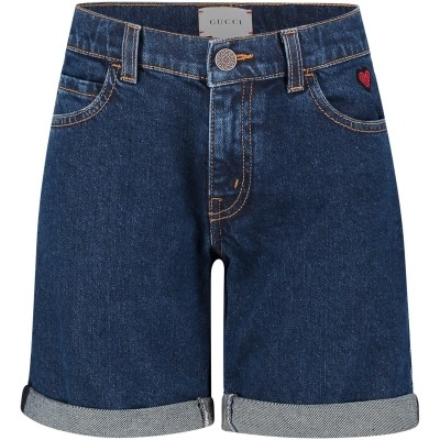 Afbeelding van Gucci 504734 kinder shorts jeans