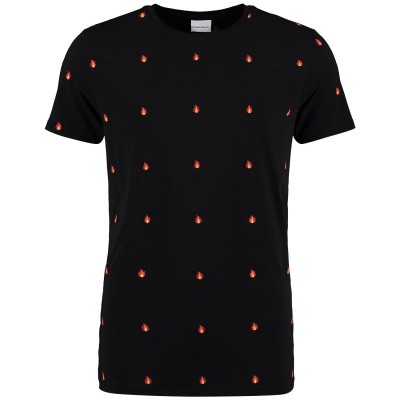 Afbeelding van Pure White 19010128 heren t-shirt zwart