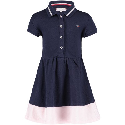 Afbeelding van Tommy Hilfiger KG0KG04103B babyjurkje navy
