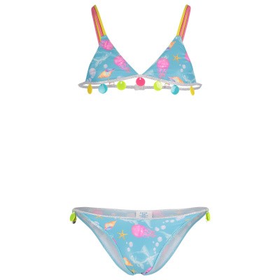 Afbeelding van Pate de Sable 2BIJOC9 kinder zwemkleding licht blauw