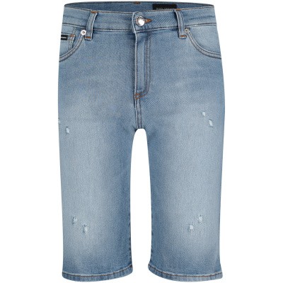 Afbeelding van Dolce & Gabbana L42Q37 kinder shorts jeans