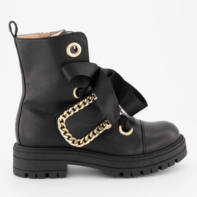 Elisabetta Franchi 63027 kinderlaarzen zwart Afbeelding van Elisabetta Franchi 63027 kinderlaarzen zwart