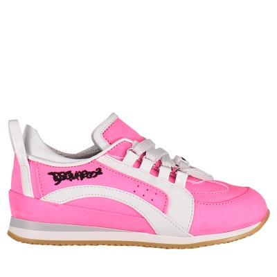 Afbeelding van Dsquared2 59659 kindersneakers fluor roze